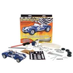 Click here to learn more about the Pinecar Premium Car Kit, Blue Venom Racer.