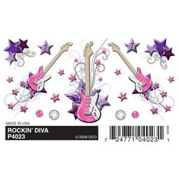 Click here to learn more about the Pinecar Dry Transfer Decals, Rockin'' Diva.
