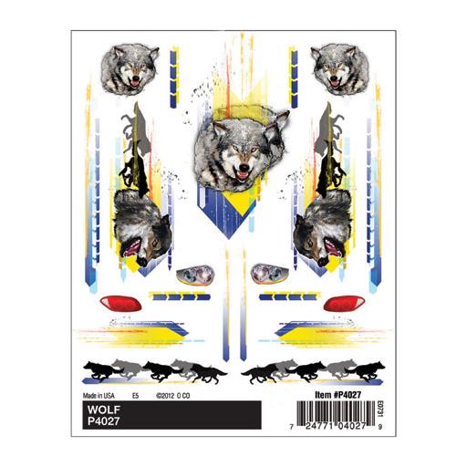 Pinecar Dry Transer Decals, Wolf