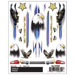 Click here to learn more about the Pinecar Dry Transer Decals, Eagle.