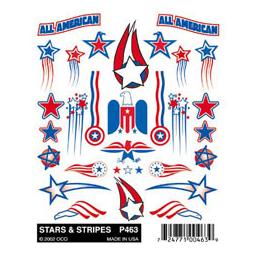 Click here to learn more about the Pinecar Stick-On Decals, Stars & Stripes.