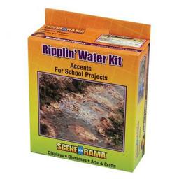 Click here to learn more about the Woodland Scenics Scene-A-Rama Ripplin'' Water Kit.