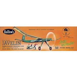 Click here to learn more about the Guillow Javelin.