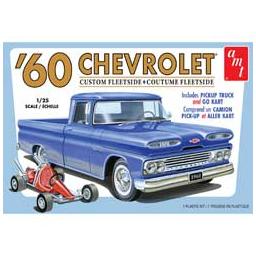 Click here to learn more about the AMT 1/25 1960 Chevy Fleetside Pickup w/Go Kart 2T.
