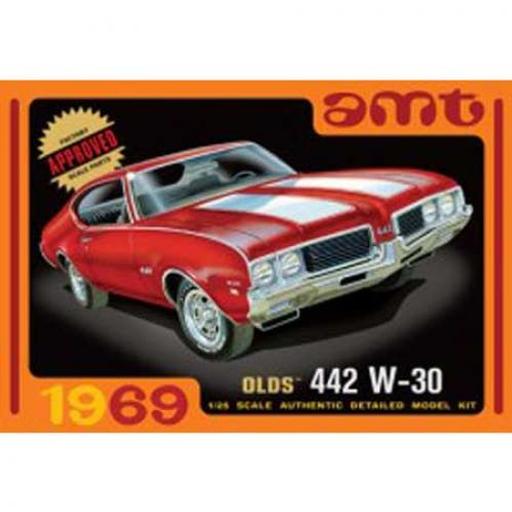 AMT 1/25 1969 Olds W-30 442