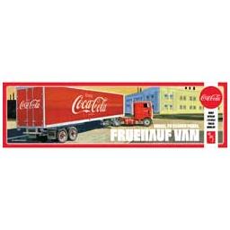 Click here to learn more about the AMT 1/25 Fruehauf Beaded Van Semi Trailer, Coca-Cola.