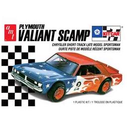 Click here to learn more about the AMT 1/25 Plymouth Valiant Scamp Kit Car, 2T.