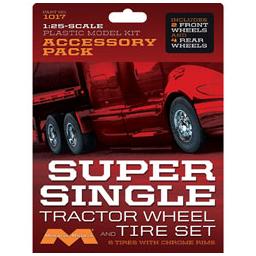 Click here to learn more about the Moebius Models 1/25 Super Single Tractor Wheel & Tire Set (6).