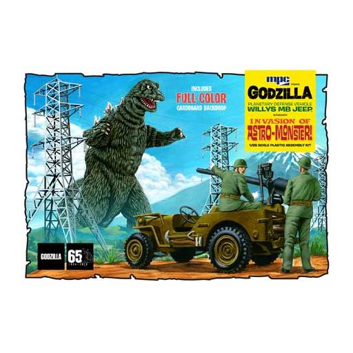 MPC 1/25 Godzilla Army Jeep