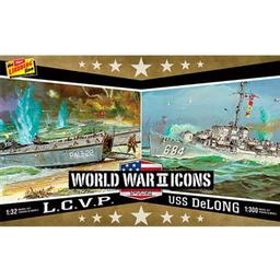 Click here to learn more about the Lindberg American Icons of WWII L.C.V.P. & USS DeLong.