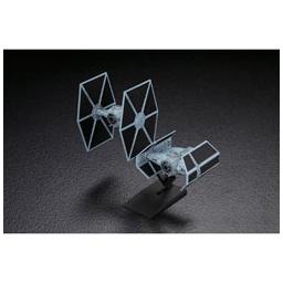 Click here to learn more about the BANDAI 1/144 Tie Advanced x1 & Tie Fighter set Star Wars.