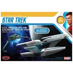 Click here to learn more about the Polar Lights 1/1000 Star Trek USS Grissom/Klingon BoP (2pk).