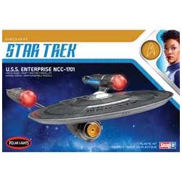 Click here to learn more about the Polar Lights 1/2500 Star Trek Discovery USS Enterprise, Snap.