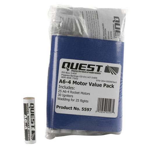 Quest Aerospace A6-4 Motor Value Package(25)  HAZS