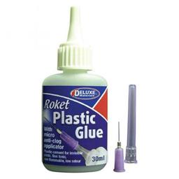 Click here to learn more about the Deluxe Materials Roket Plastic Glue, 30ml.
