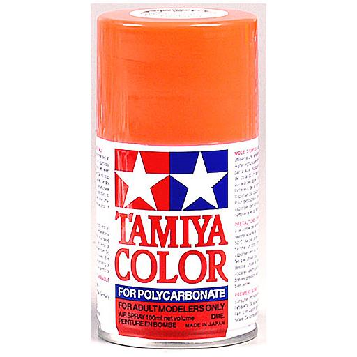 Tamiya America, Inc Polycarbonate PS-20 Fluorescent Red