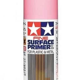 Click here to learn more about the Tamiya America, Inc Fine Surface Primer L Pink, 180ml.