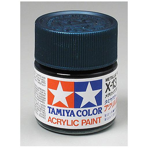 Tamiya America, Inc Acrylic X13 Gloss,Metal Blue