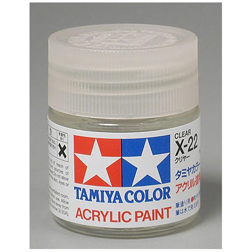 Tamiya America, Inc Acrylic X22 Gloss,Clear