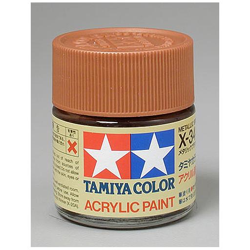 Tamiya America, Inc Acrylic X34, Metallic Brown
