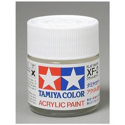 Click here to learn more about the Tamiya America, Inc Acrylic XF2 Flat, White.