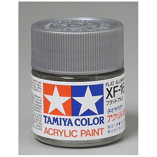 Tamiya America, Inc Acrylic XF16 Flat, Aluminum
