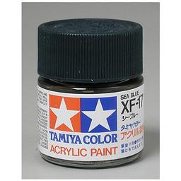 Click here to learn more about the Tamiya America, Inc Acrylic XF17 Flat, Sea Blue.