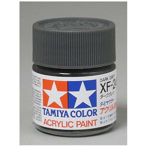 Tamiya America, Inc Acrylic XF24, Flat Dark Gray