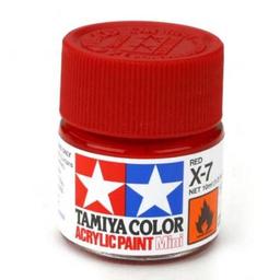 Click here to learn more about the Tamiya America, Inc Acrylic Mini X7, Red.