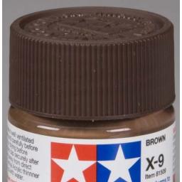 Click here to learn more about the Tamiya America, Inc Acrylic Mini X9, Brown.