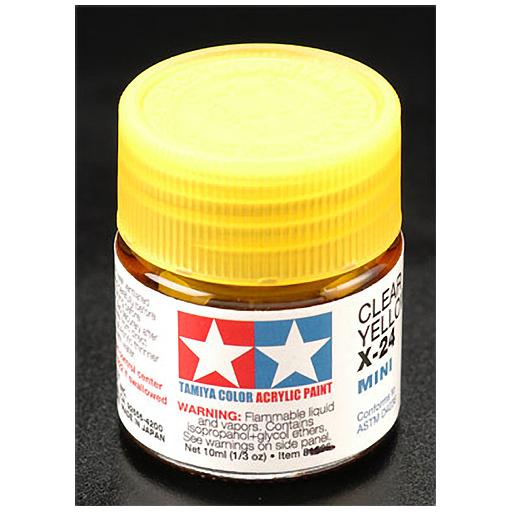 Tamiya America, Inc Acrylic Mini X24, Clear Yellow