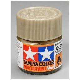 Click here to learn more about the Tamiya America, Inc Acrylic Mini X31,Metallic Titan Gd.