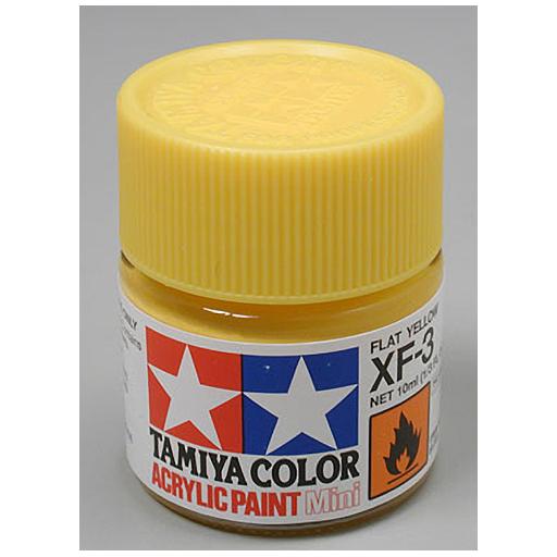 Tamiya America, Inc Acrylic Mini XF3, Flat Yellow