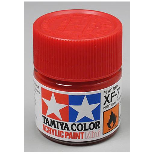 Tamiya America, Inc Acrylic Mini XF7, Flat Red