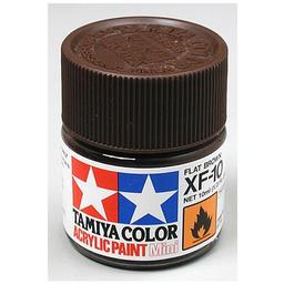 Click here to learn more about the Tamiya America, Inc Acrylic Mini XF10, Flat Brown.