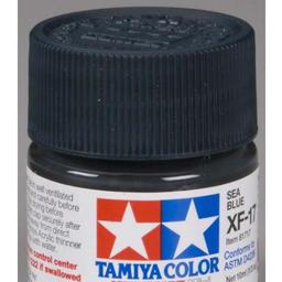 Click here to learn more about the Tamiya America, Inc Acrylic Mini XF17, Sea Blue.