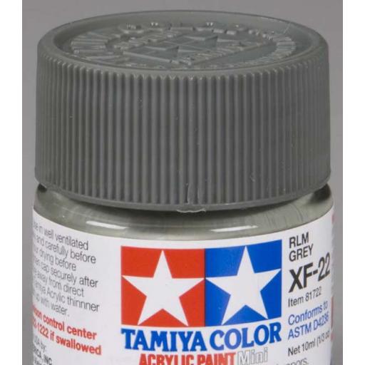 Tamiya America, Inc Acrylic Mini XF22, RLM Grey