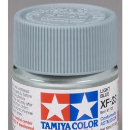 Click here to learn more about the Tamiya America, Inc Acrylic Mini XF23, Light Blue.