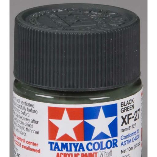 Tamiya America, Inc Acrylic Mini XF27, Black Green
