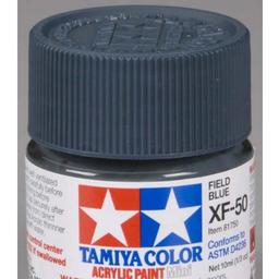 Click here to learn more about the Tamiya America, Inc Acrylic Mini XF50, Field Blue.