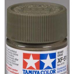 Click here to learn more about the Tamiya America, Inc Acrylic Mini XF51, Khaki Drab.