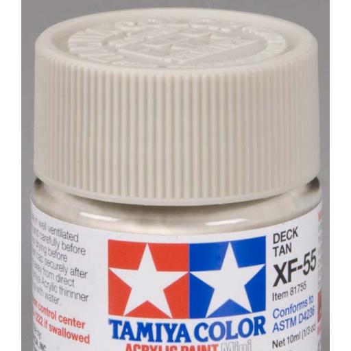 Tamiya America, Inc Acrylic Mini XF55, Deck Tan