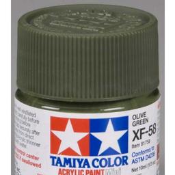 Click here to learn more about the Tamiya America, Inc Acrylic Mini XF58, Olive Green.
