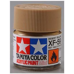 Click here to learn more about the Tamiya America, Inc Acrylic Mini XF59, Desert Yellow 10ml.