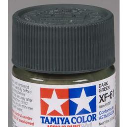 Click here to learn more about the Tamiya America, Inc Acrylic Mini XF61, Dark Green.
