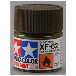 Click here to learn more about the Tamiya America, Inc Acrylic Mini XF62, Olive Drab.