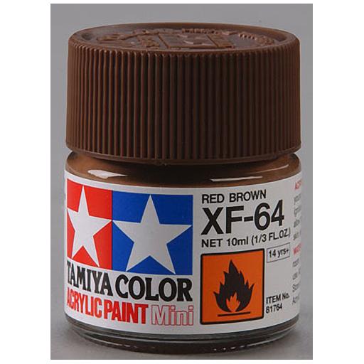 Tamiya America, Inc Acrylic Mini XF64, Red Brown