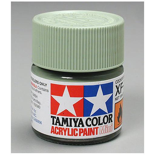 Tamiya America, Inc Acrylic Mini XF71,Flat Cockpit Green