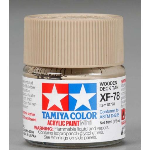 Tamiya America, Inc Acrylic Mini XF78, Deck Tan