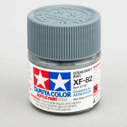 Click here to learn more about the Tamiya America, Inc Acrylic Mini XF-82 Ocean Gray 2 RAF 10ml Bottle.